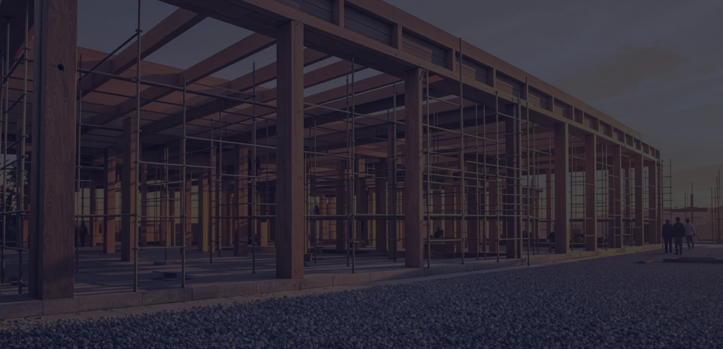Commercial construction project used as the UltraSpec hero background
